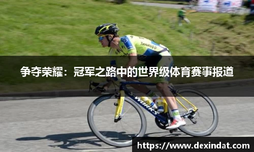 争夺荣耀：冠军之路中的世界级体育赛事报道